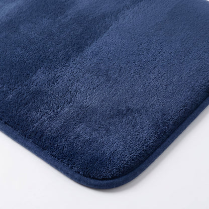 Memory Foam Bath Mat with Non-Slip Backing and Absorbent Plush Top