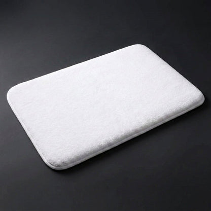 Memory Foam Bath Mat with Non-Slip Backing and Absorbent Plush Top