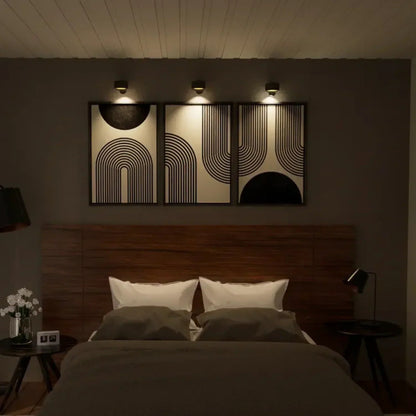 Minimalist Cordless LED Wall Lamp with Magnetic Mount