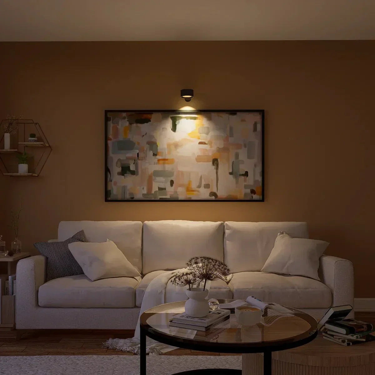 Minimalist Cordless LED Wall Lamp with Magnetic Mount