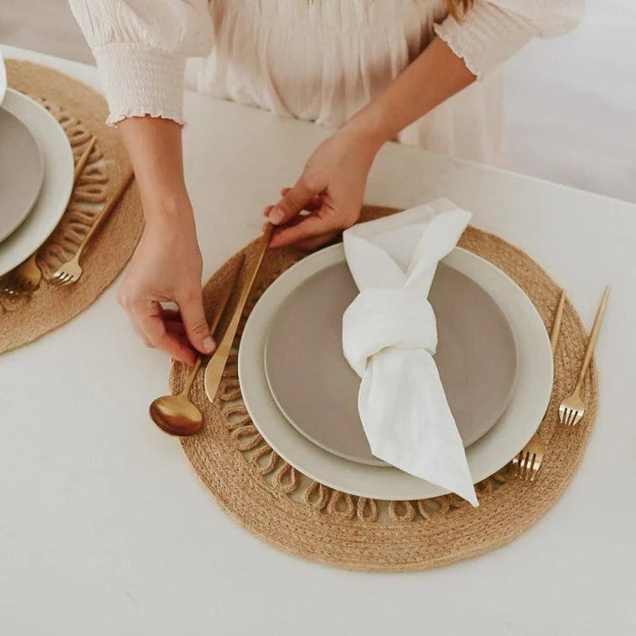 Minimalist Flatware Set with Matte Finish for 4, 8, 12 or 16 People