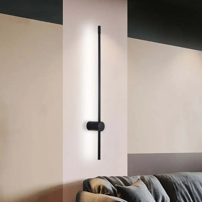 Minimalist LED Wall Lamp with Linear Slim Bar Design