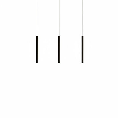 Minimalist Pendant Lamp with Cylindrical Tube Shape and Integrated LED