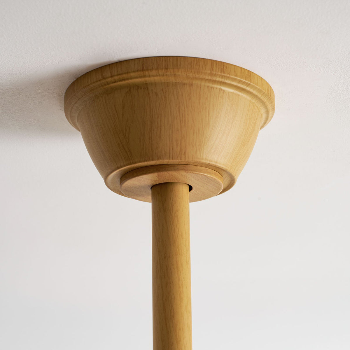 Modern Ceiling Fan with Light and Wood Grain Blades
