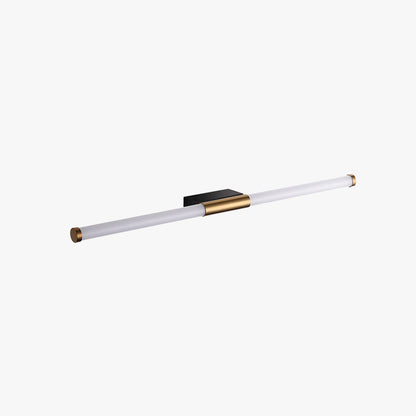 Modern LED Wall Lamp Linear Tube Light with Integrated LED and Gold Accent