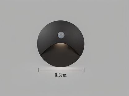 Modern LED Wall Light with Motion Sensor and Square Aluminium Body