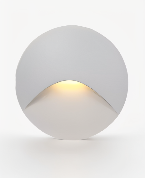 Modern LED Wall Light with Motion Sensor and Square Aluminium Body