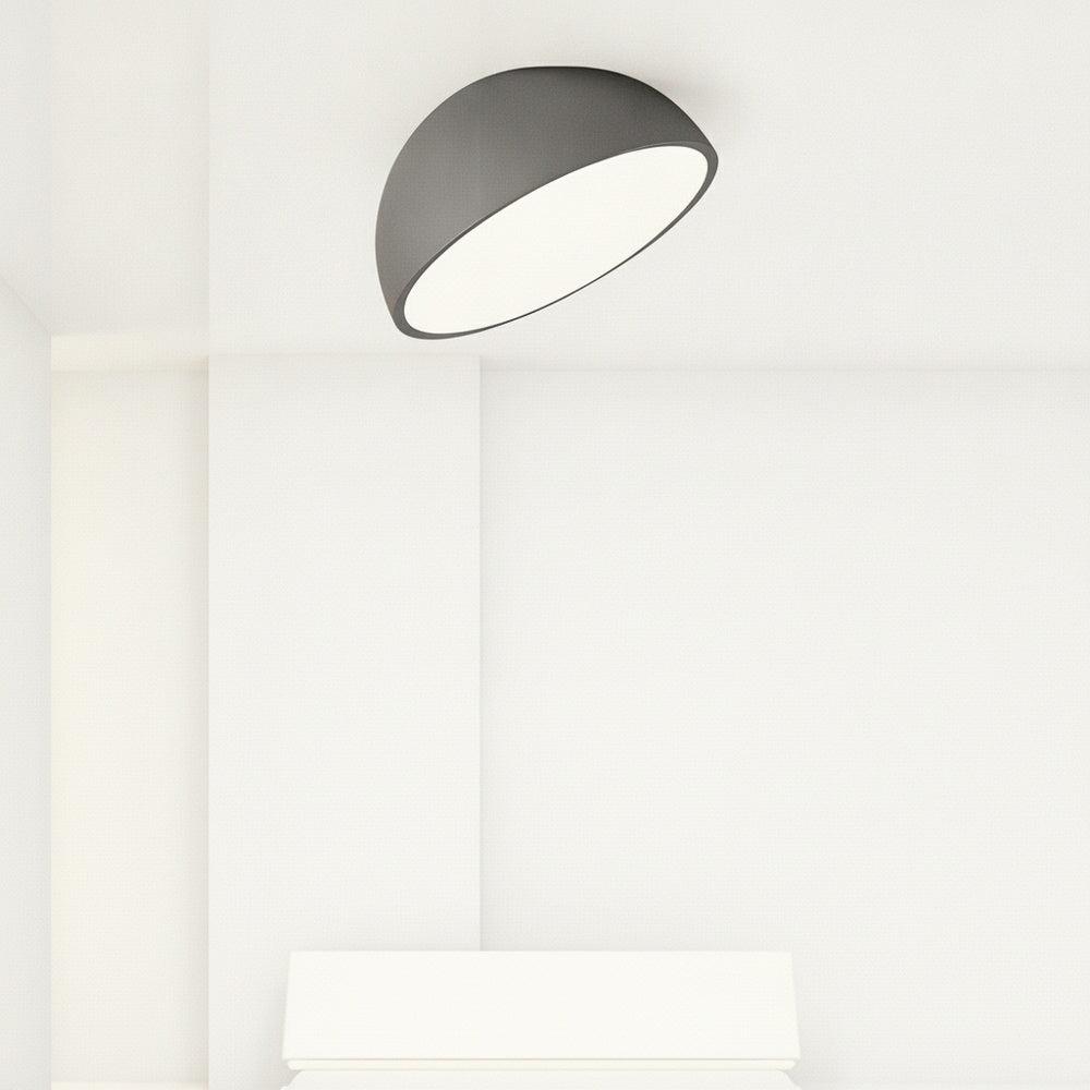 Modern Minimalist LED Ceiling Light with Dome Shade