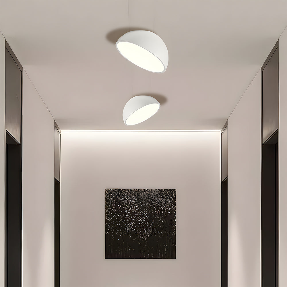 Modern Minimalist LED Ceiling Light with Dome Shade