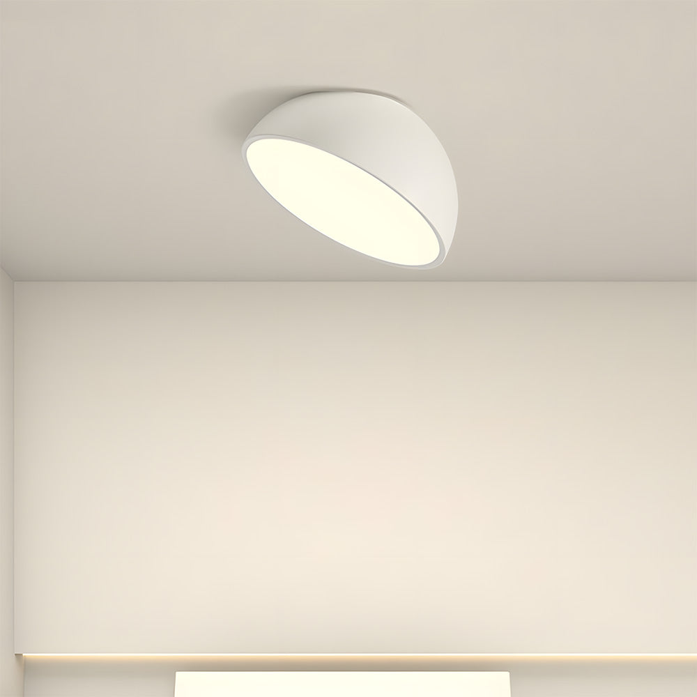 Modern Minimalist LED Ceiling Light with Dome Shade