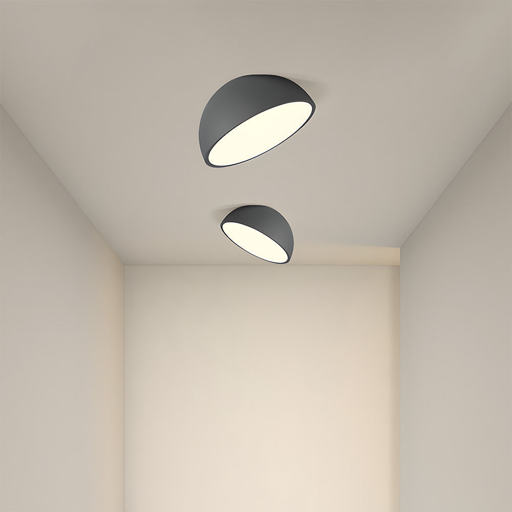 Modern Minimalist LED Ceiling Light with Dome Shade