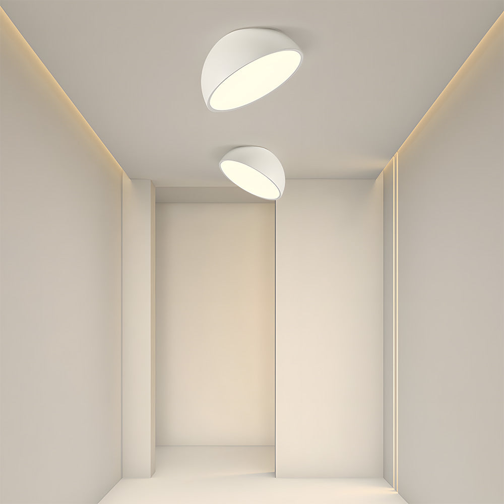 Modern Minimalist LED Ceiling Light with Dome Shade
