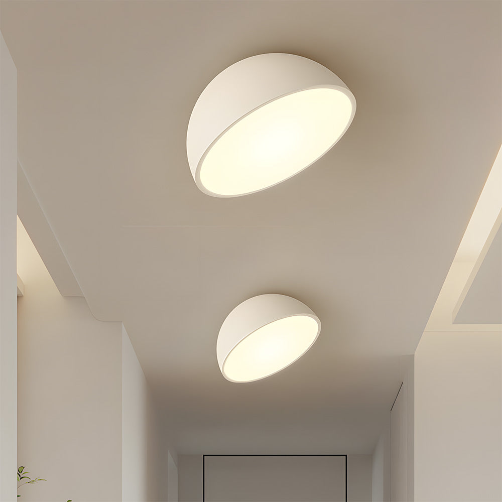 Modern Minimalist LED Ceiling Light with Dome Shade