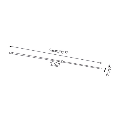 Modern Slim LED Wall Light Bar for Mirror and Picture Lighting
