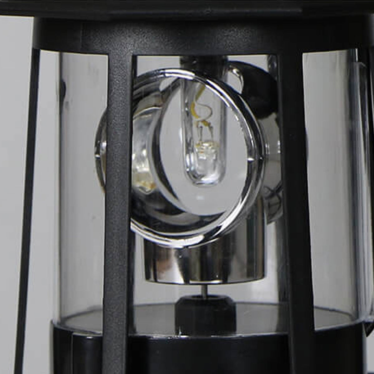 Modern Solar Garden Lighthouse Lamp with Rotating LED Light