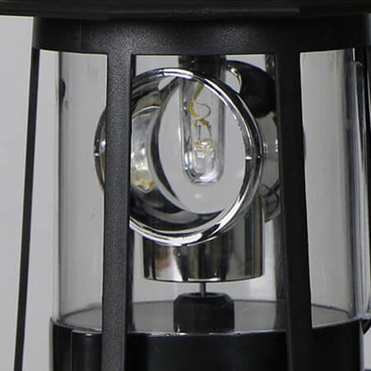 Modern Solar Garden Lighthouse Lamp with Rotating LED Light