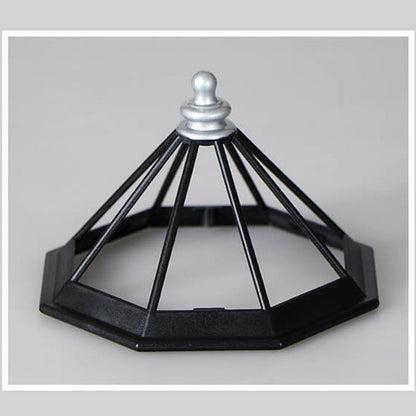 Modern Solar Garden Lighthouse Lamp with Rotating LED Light