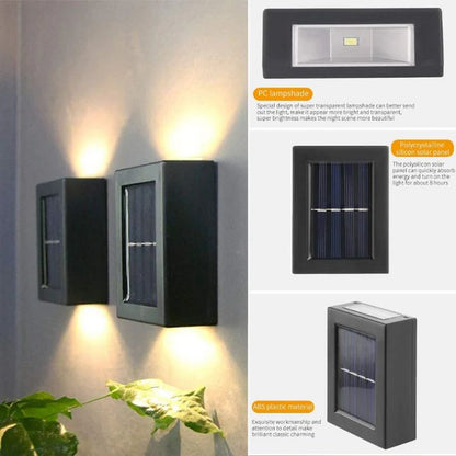Modern Solar Wall Lamp with Up and Down Light