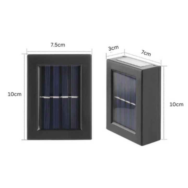 Modern Solar Wall Lamp with Up and Down Light
