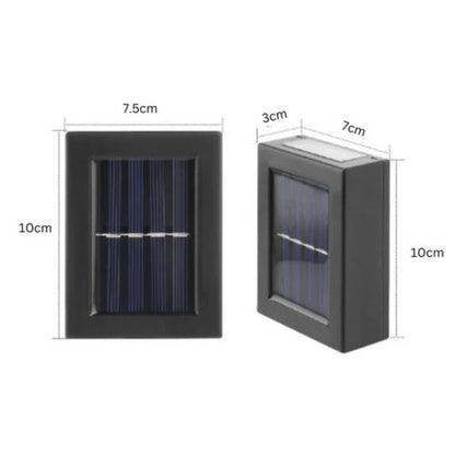 Modern Solar Wall Lamp with Up and Down Light