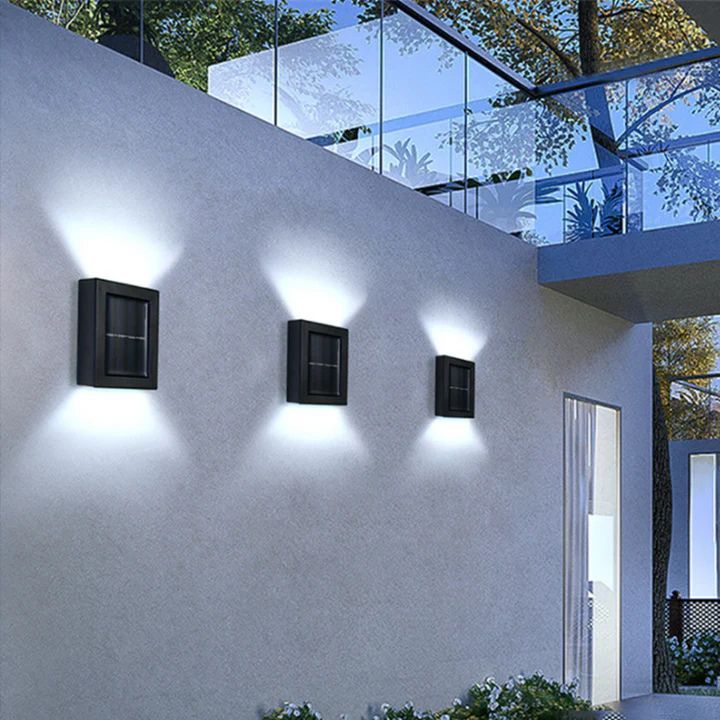 Modern Solar Wall Lamp with Up and Down Light