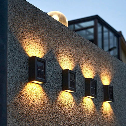 Modern Solar Wall Lamp with Up and Down Light
