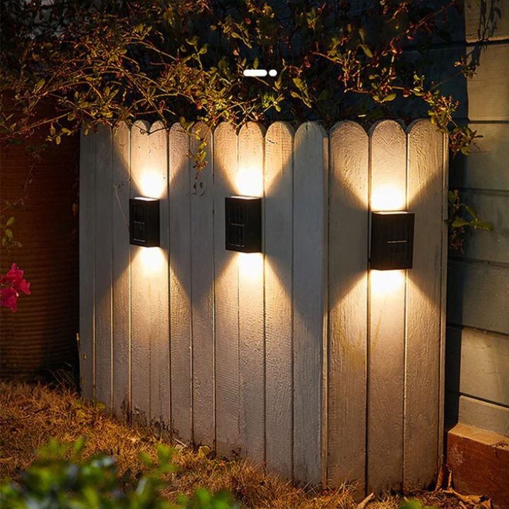Modern Solar Wall Lamp with Up and Down Light