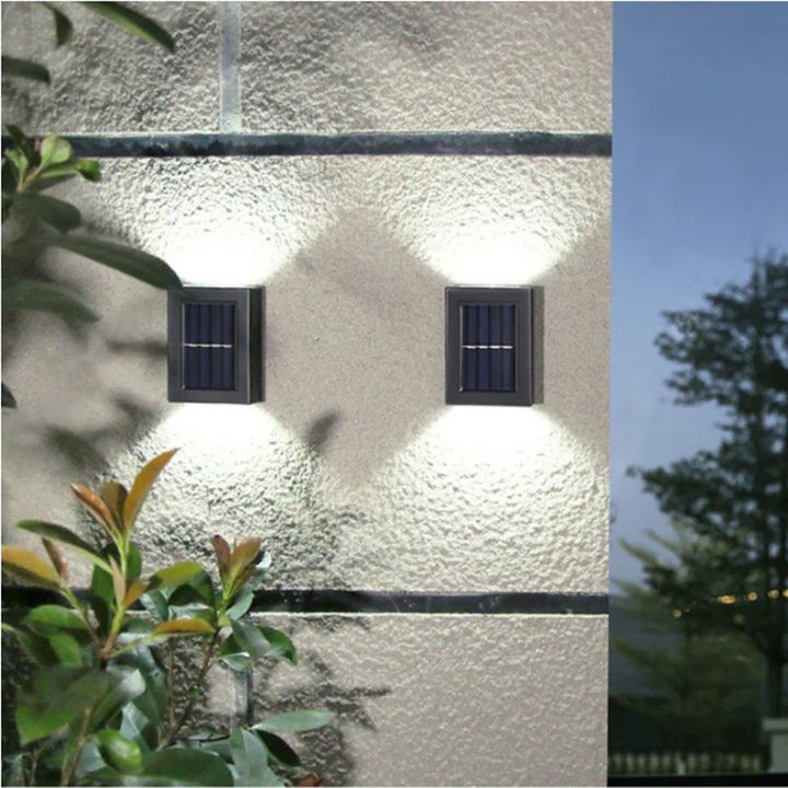Modern Solar Wall Lamp with Up and Down Light