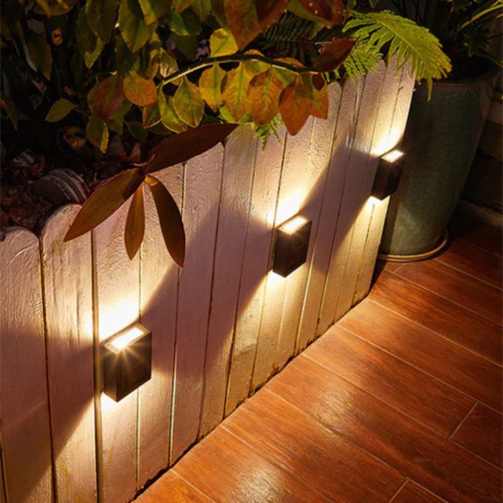 Modern Solar Wall Lamp with Up and Down Light