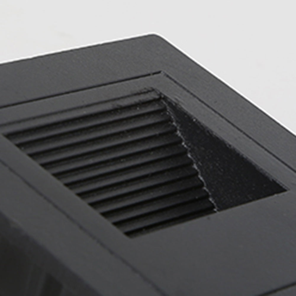 Modern Square Recessed Step Light with Glass Shade for Outdoor Stairs and Pathways