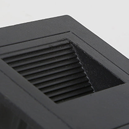 Modern Square Recessed Step Light with Glass Shade for Outdoor Stairs and Pathways