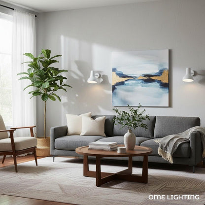 Modern Wall Lamp with Metal Shade
