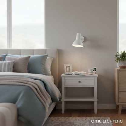 Modern Wall Lamp with Metal Shade