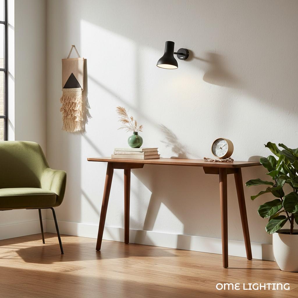 Modern Wall Lamp with Metal Shade