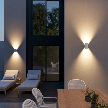 Modern Wall Lamp with Rotating Tilting Reflector and Up Down Light