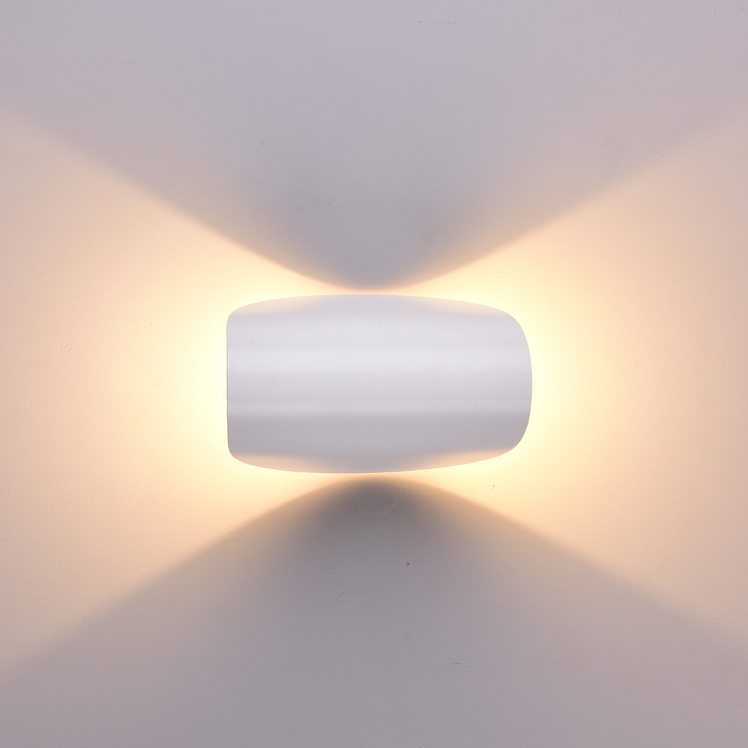 Modern Wall Lamp with Rotating Tilting Reflector and Up Down Light