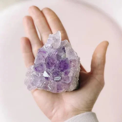 Natural Amethyst Crystal Cluster