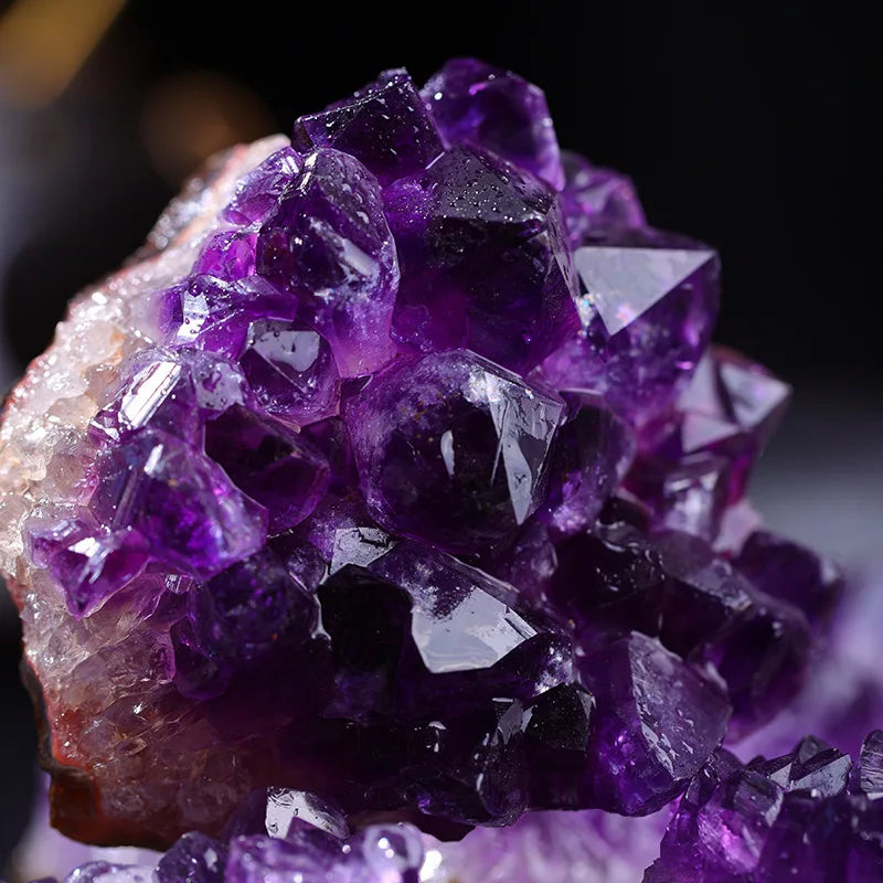 Natural Amethyst Crystal Cluster