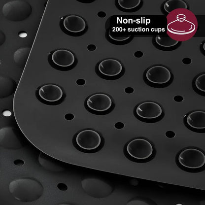 Non-Slip Bathtub Mat with Suction Cups and Drain Holes