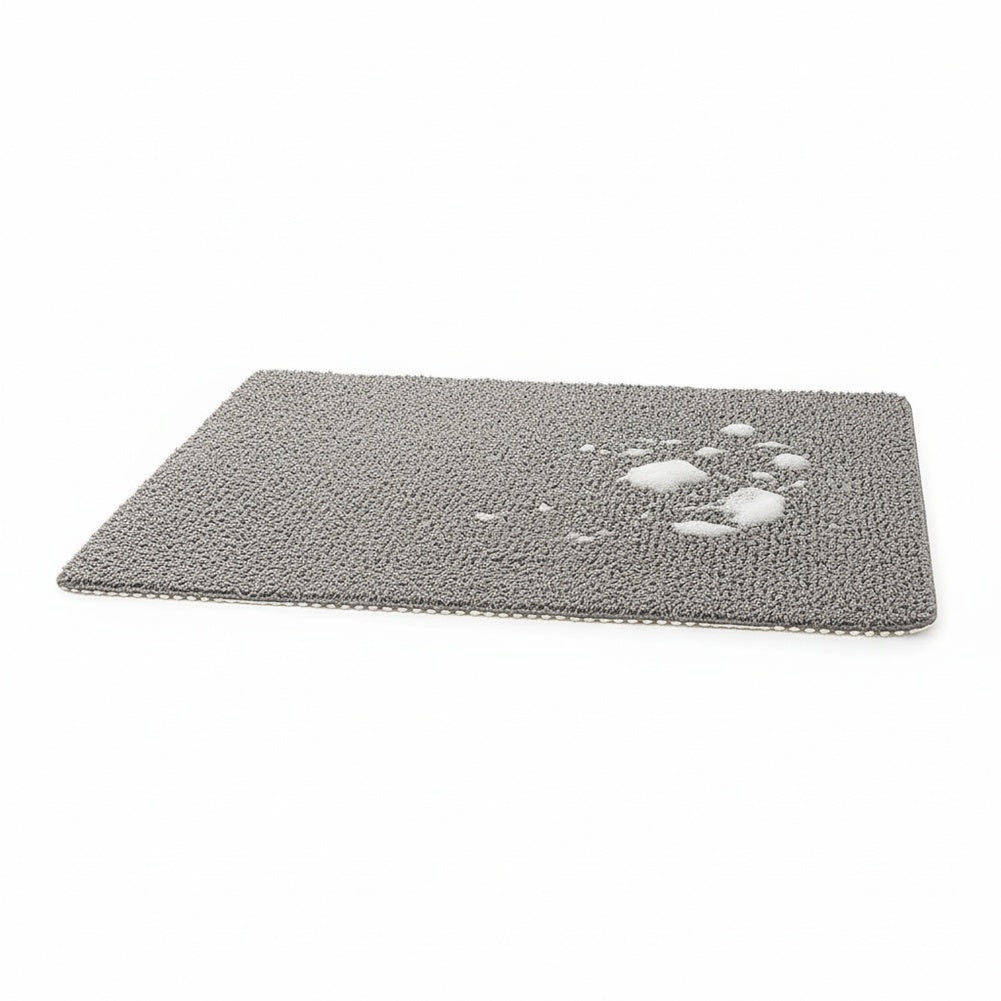 Non-Slip Shower Mat with Built-In Drain System for Shower and Bath