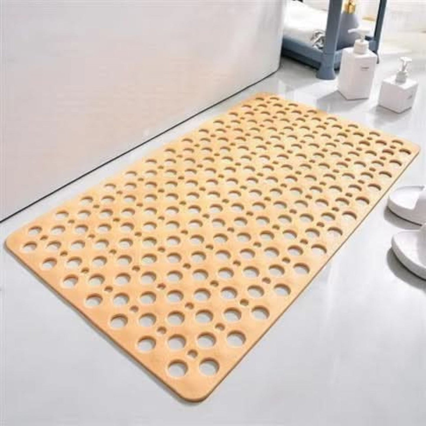 Non-Slip Shower Mat with Drain Holes for Shower and Bath