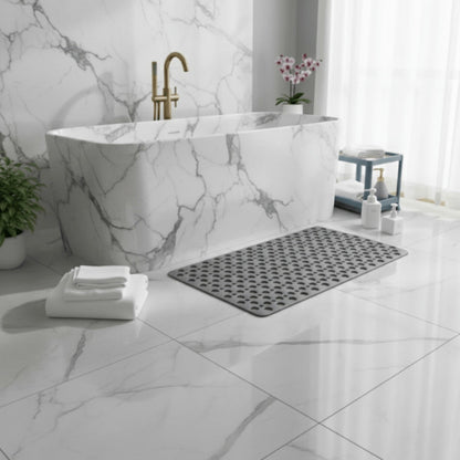 Non-Slip Shower Mat with Drain Holes for Shower and Bath