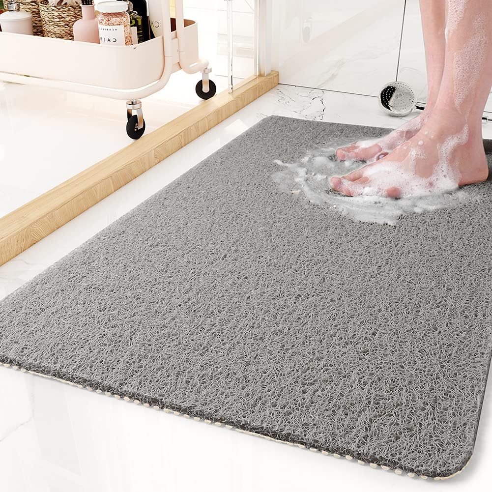 Non-Slip Shower Mat with Drainage for Bath, Shower and Wet Areas