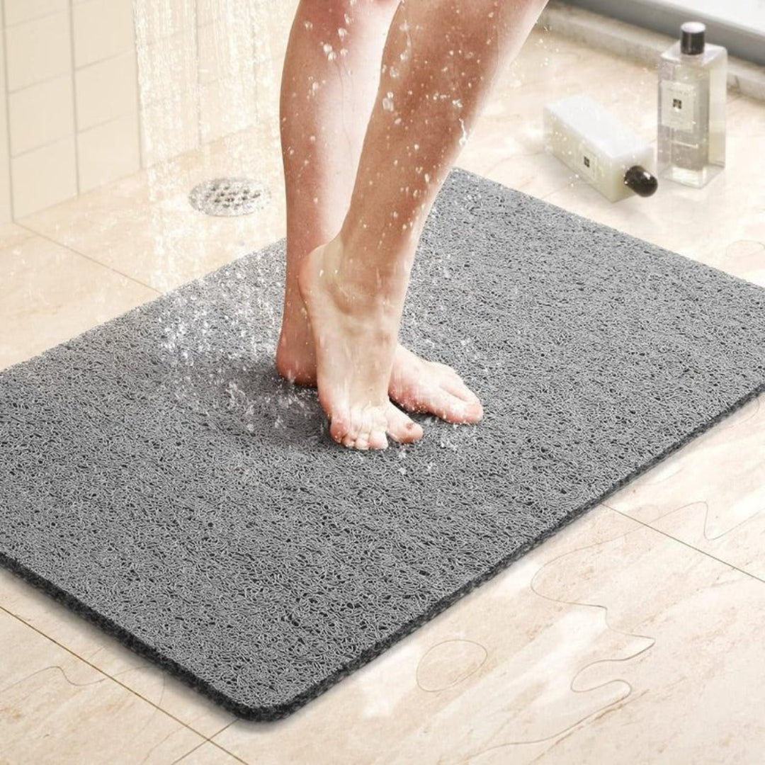 Non-Slip Shower Mat with Drainage Holes and Anti-Slip Bottom