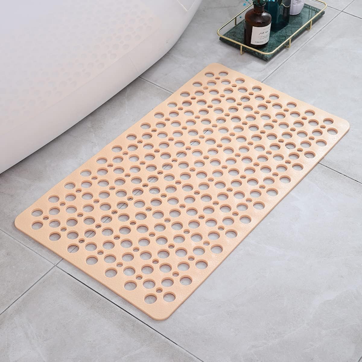 Non-Slip Shower Mat with Drainage Holes for Bath and Shower