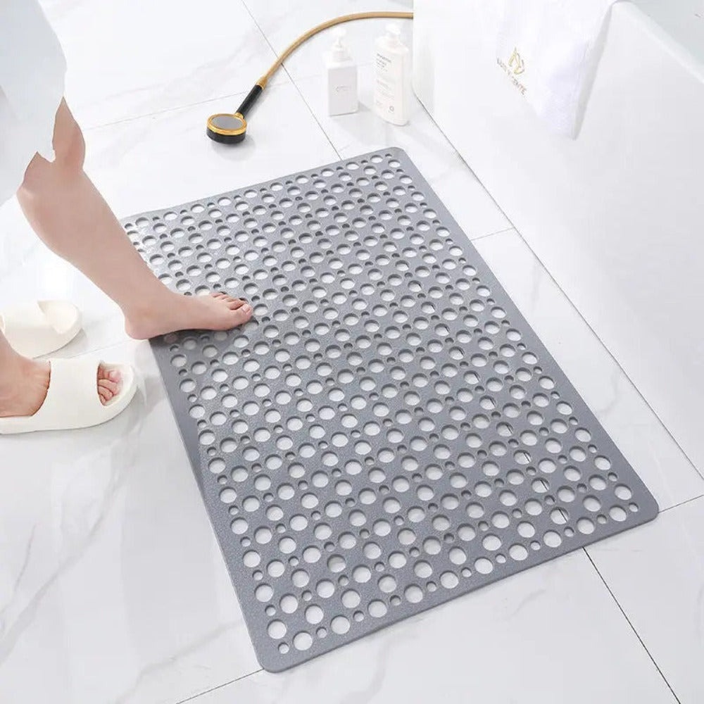 Non-Slip Shower Mat with Drainage Holes for Bath and Shower