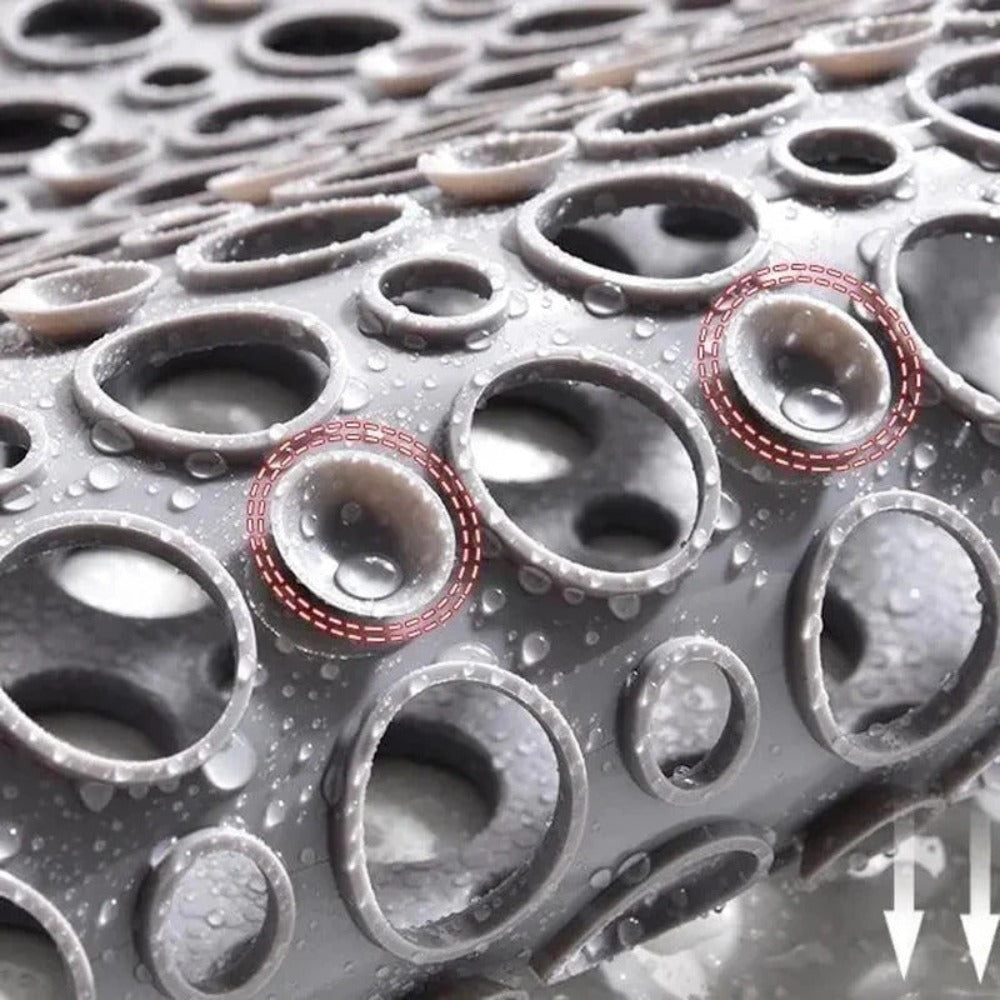 Non-Slip Shower Mat with Drainage Holes for Bath and Shower