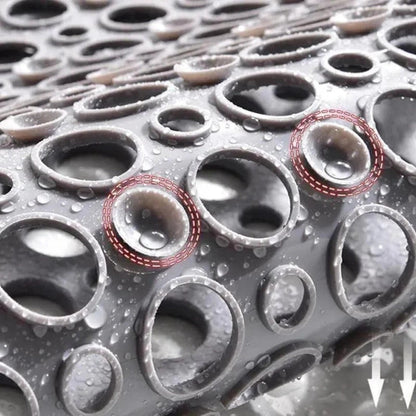 Non-Slip Shower Mat with Drainage Holes for Bath and Shower