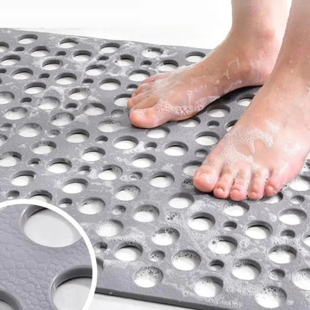 Non-Slip Shower Mat with Drainage Holes for Bath and Shower
