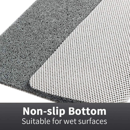 Non-Slip Shower Mat with Drainage Holes for Wet Surfaces